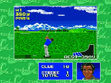 Top Pro Golf (Japan) screen shot game playing